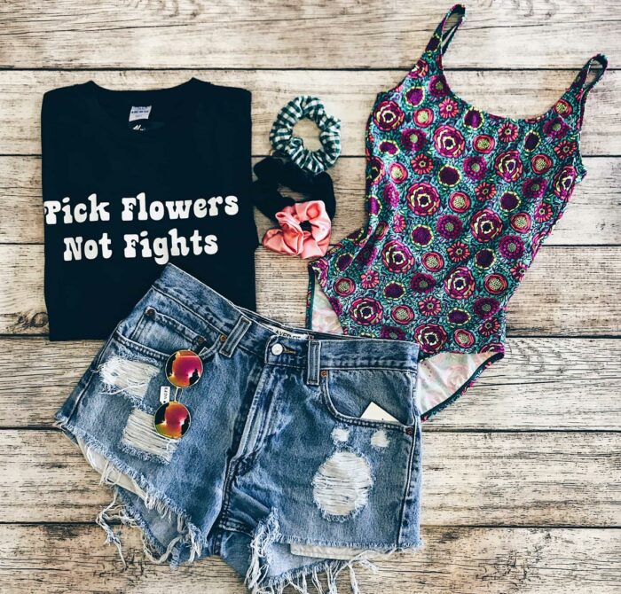 Pick Flowers Not Fights T-Shirt