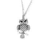 Owl on Branch Necklace