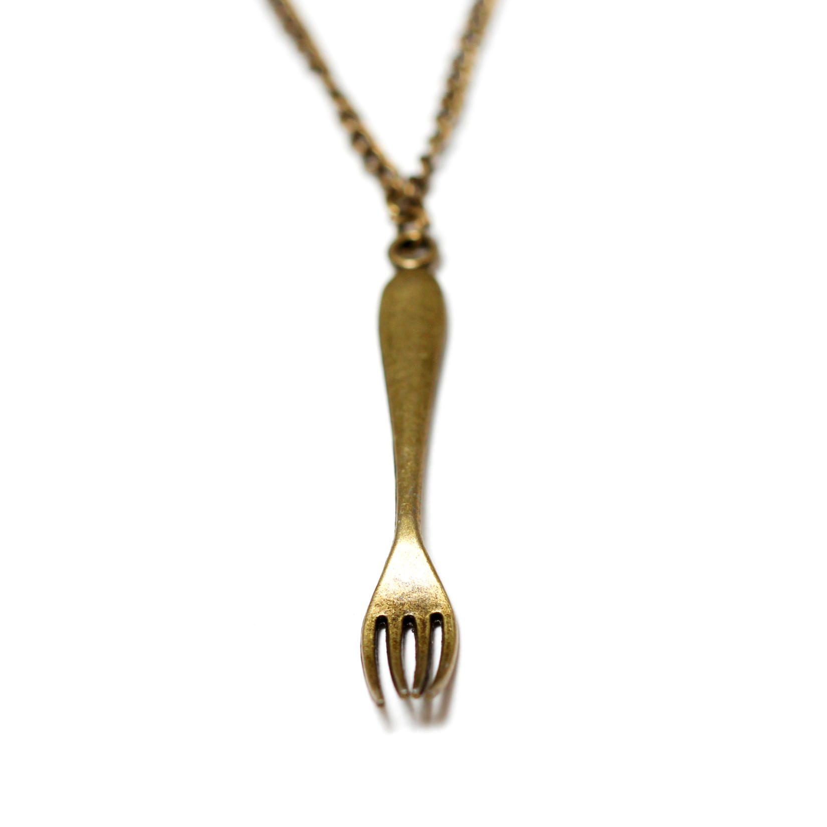 necklace Brass Fork Necklace - Image 1