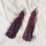 Long Tassel Earrings - Image 7
