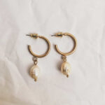 Pearl Drop Earrings - Image 3