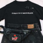 In Black T-Shirt