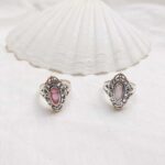 Sterling Silver Mother Of Pearl Rings (Different Sizes)