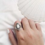 Sterling Silver Mother Of Pearl Rings (Different Sizes) - Image 4