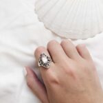 Sterling Silver Mother Of Pearl Rings (Different Sizes) - Image 5