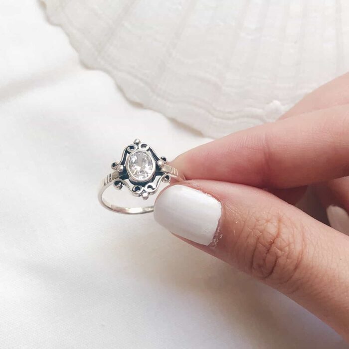 Sterling Silver Gemstone Rings (Different Sizes) - Image 4