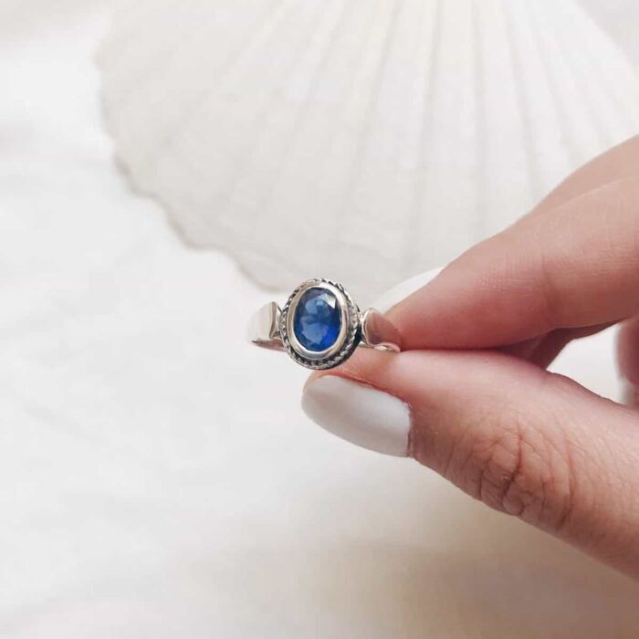 Sterling Silver Gemstone Rings (Different Sizes) - Image 4