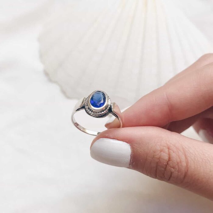 Sterling Silver Gemstone Rings (Different Sizes) - Image 5