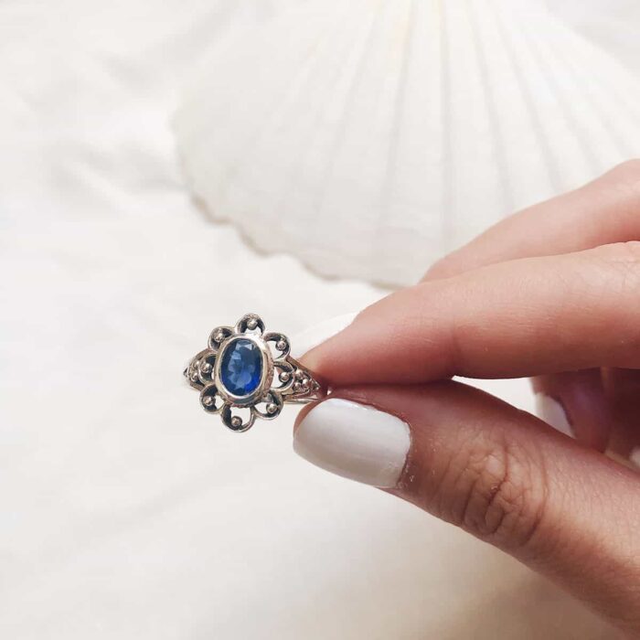 Sterling Silver Gemstone Rings (Different Sizes) - Image 3