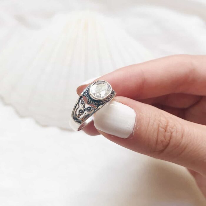 Sterling Silver Gemstone Rings (Different Sizes) - Image 3