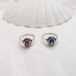 Sterling Silver Gemstone Rings (Different Sizes)