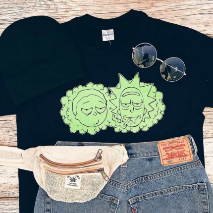 High Rick and Morty T-Shirt