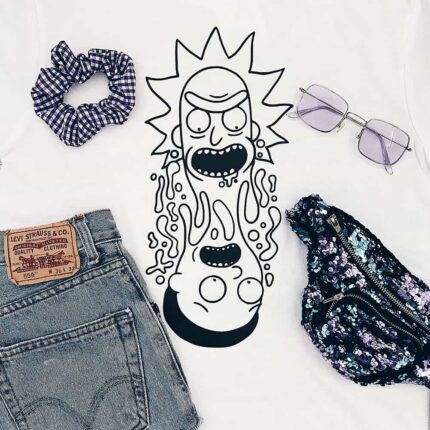 Split Rick and Morty T-Shirt