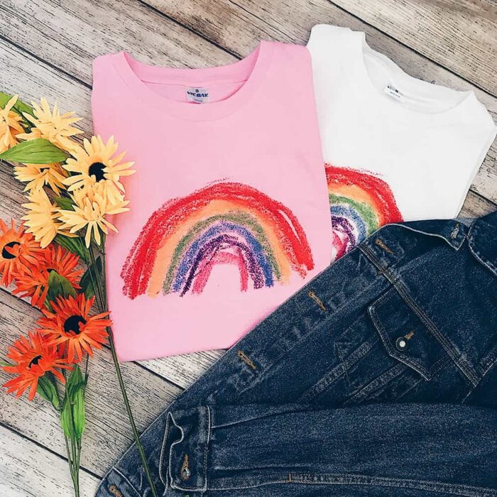 Crayon Rainbow T-Shirt