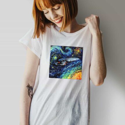 Van Gogh Star Trek T-Shirt