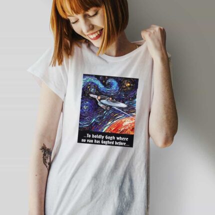 Van Gogh Star Trek T-Shirt