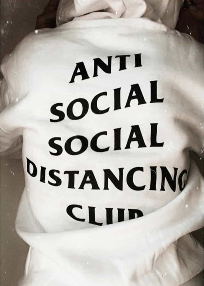 Anti Social Social Distancing Club Hoodie - Image 2