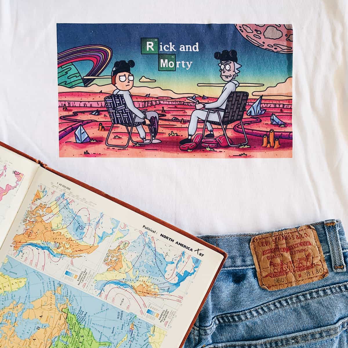Breaking Rick and Morty T-Shirt Breaking Rick and Morty T-Shirt