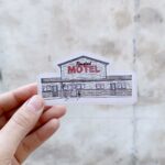 Rosebud Motel Sticker