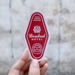Rosebud Motel Sticker