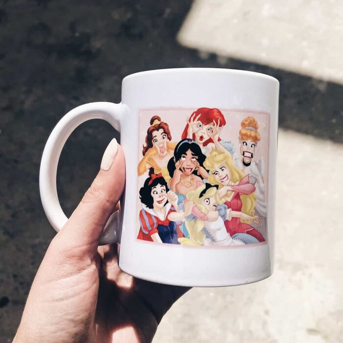 Pull a Face Disney Princess Mug