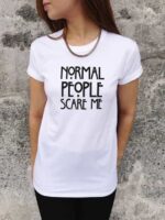 Normal People Scare Me T-Shirt - Image 2