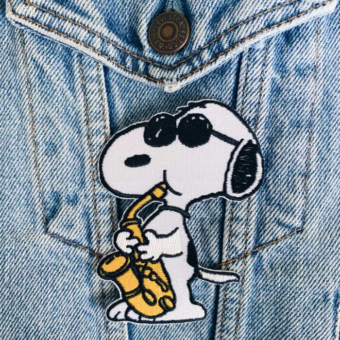 Saxophone Snoopy Patch - Image 2