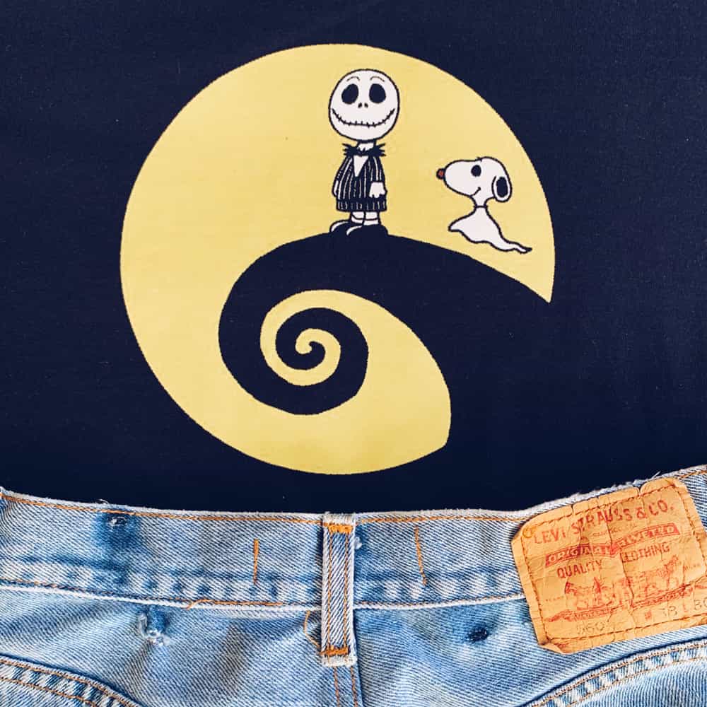 SNOOPY NIGHTMARE 1 Snoopy x Nightmare Before Christmas T-Shirt - Image 1