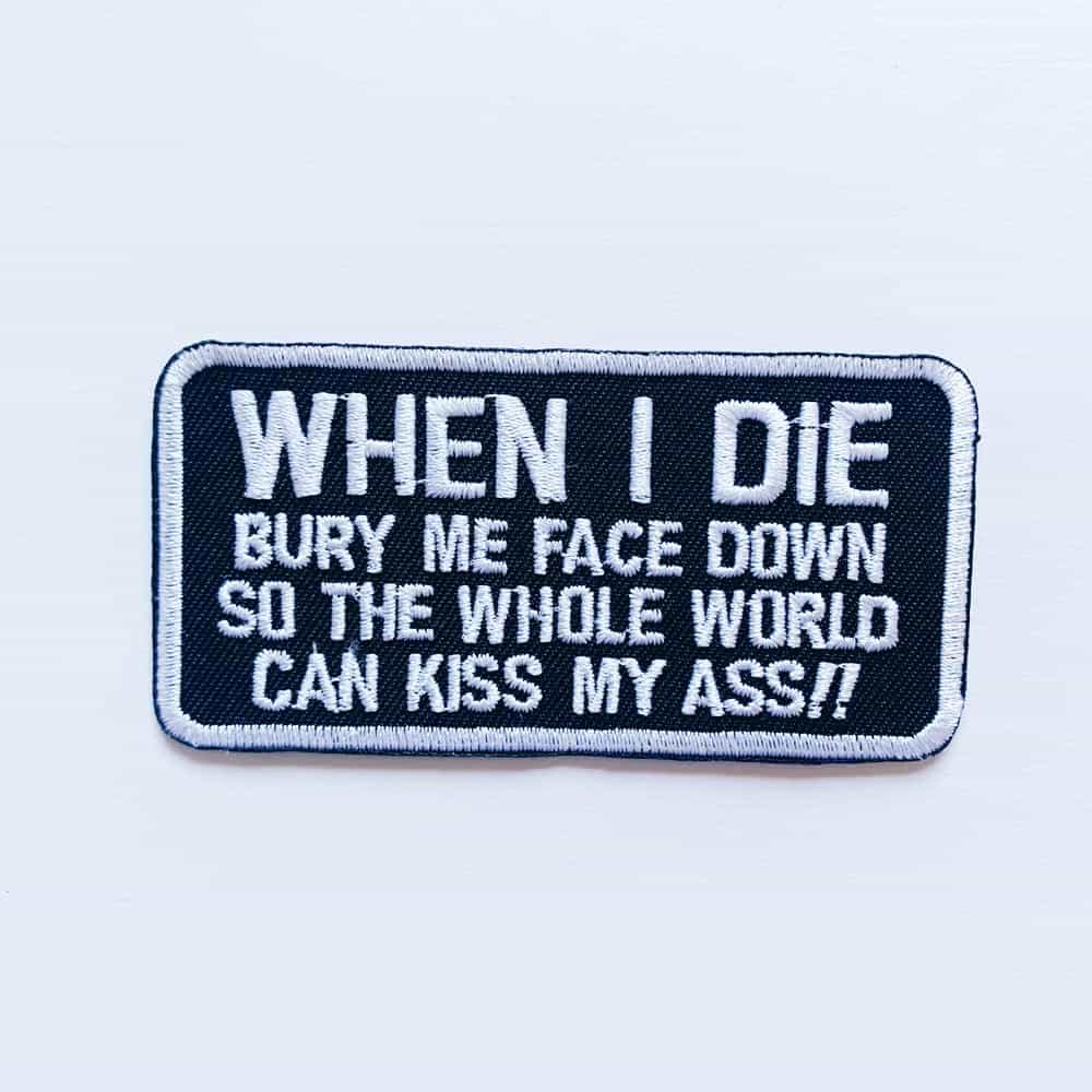 WHEN I DIE 2 When I Die... Patch - Image 1