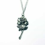 Detailed Rose Necklace