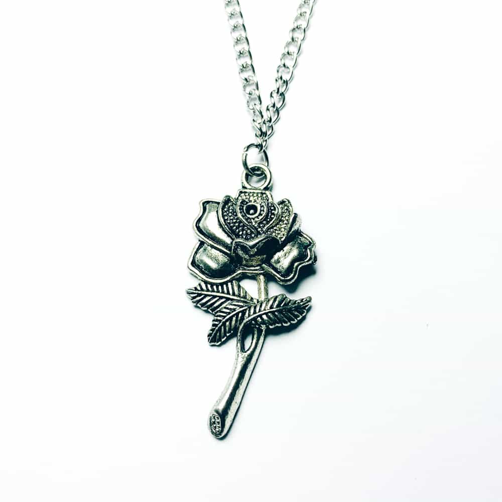 detailed rose Detailed Rose Necklace - Image 1