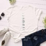 Vertical Moon Phases T-Shirt