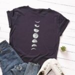 Vertical Moon Phases T-Shirt - Image 2