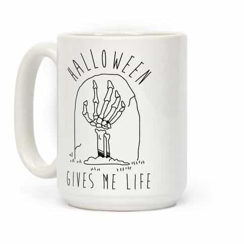 mug 39 Halloween Gives Me Life Mug - Image 1