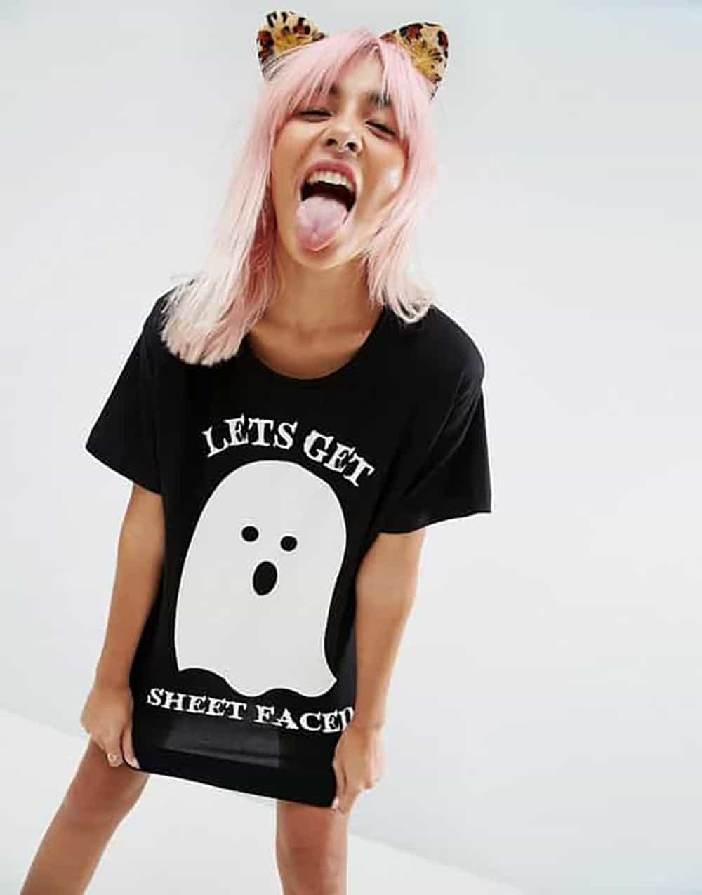 sheet faced 2 Let's Get Sheet Faced T-Shirt - Image 1