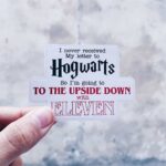 Going to the Upside Down Sticker