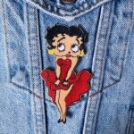 Betty Boop Red Dress Patch - Image 2