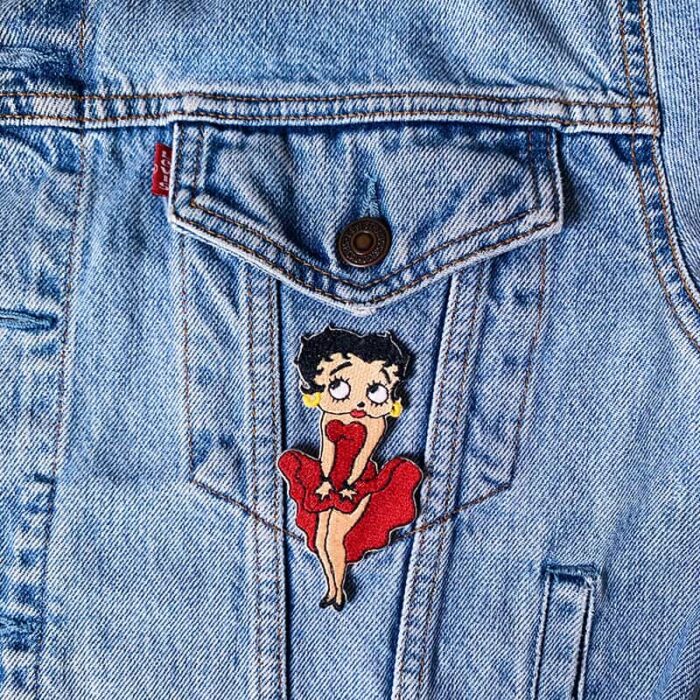 Betty Boop Red Dress Patch - Image 3