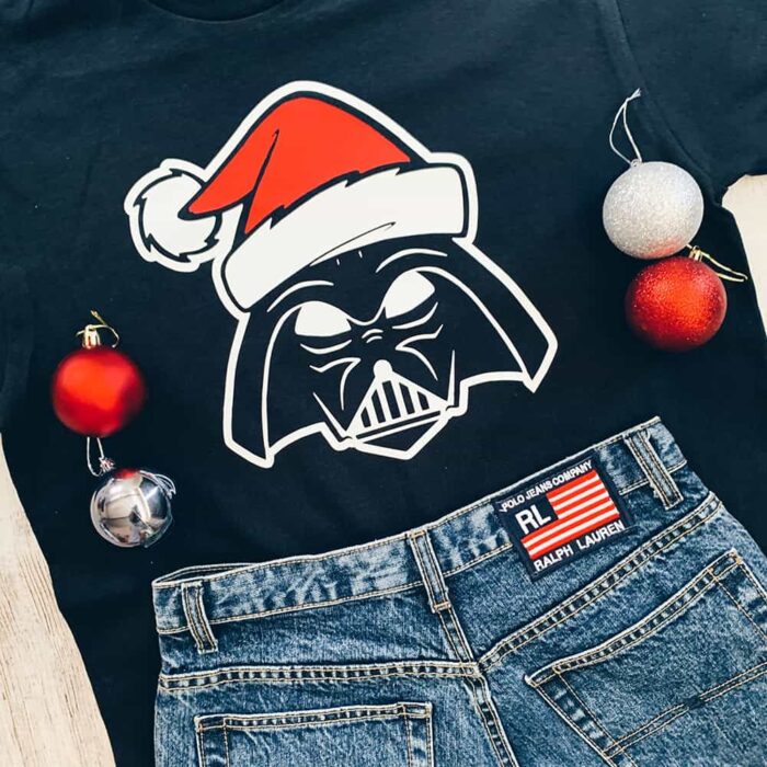 Darth Vader Christmas T-Shirt - Image 3