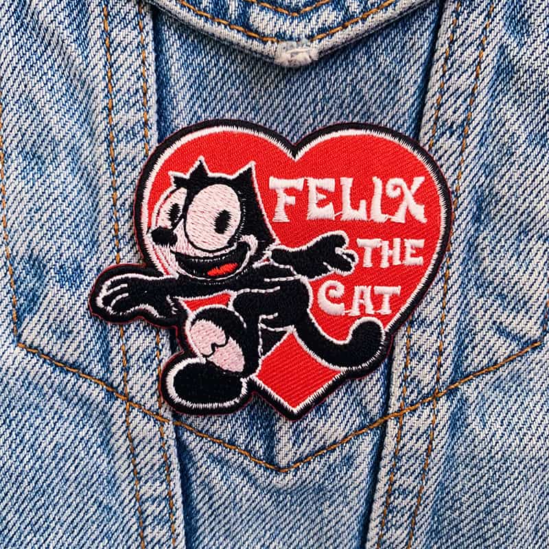 Felix the Cat Heart Patch - Nowstalgia