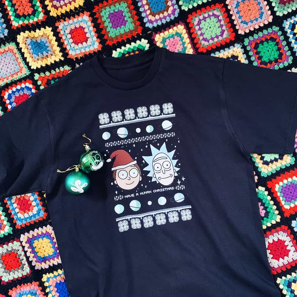 Human Christmas T-Shirt 1.2 Human Christmas T-Shirt - Image 1