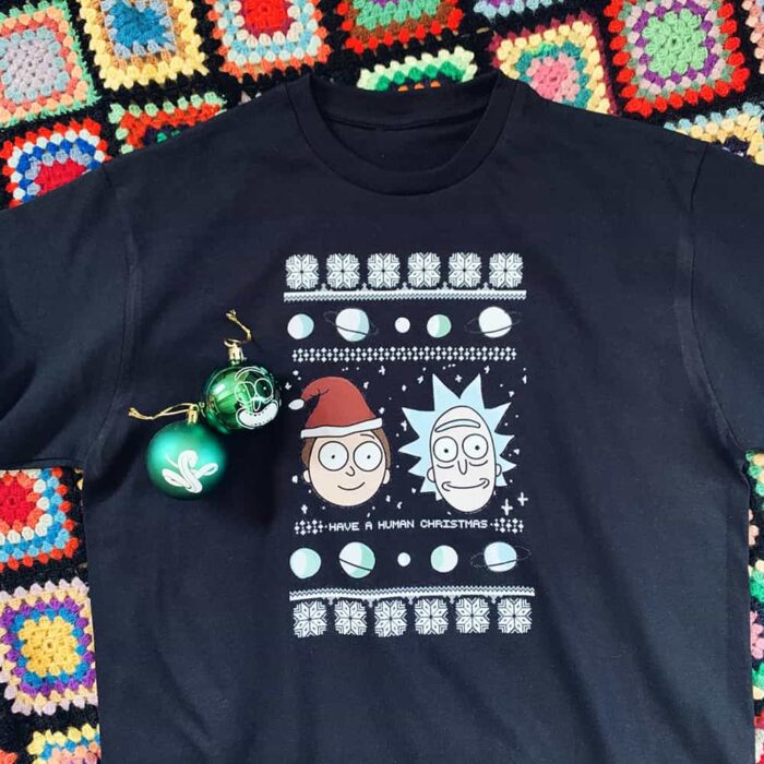 Human Christmas T-Shirt - Image 3