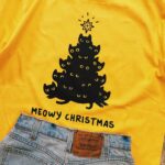 Meowy Christmas T-Shirt - Image 2