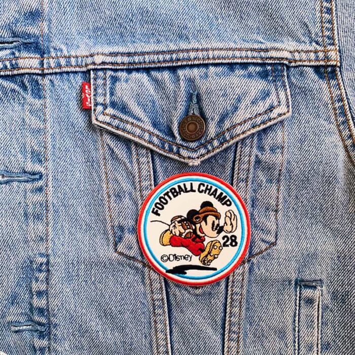 Mickey Football Champ Patch - Image 3