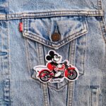 Old School Mickey Mouse Bicycle Patch - Image 3