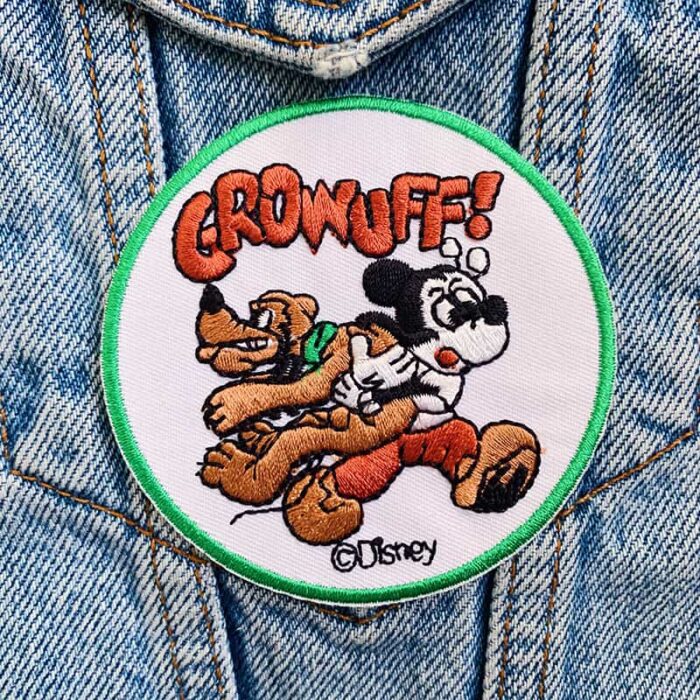 Mickey Pluto Growuff Patch - Image 2