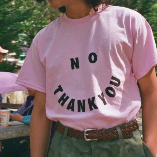 No Thank You No Thank You T-Shirt - Image 1
