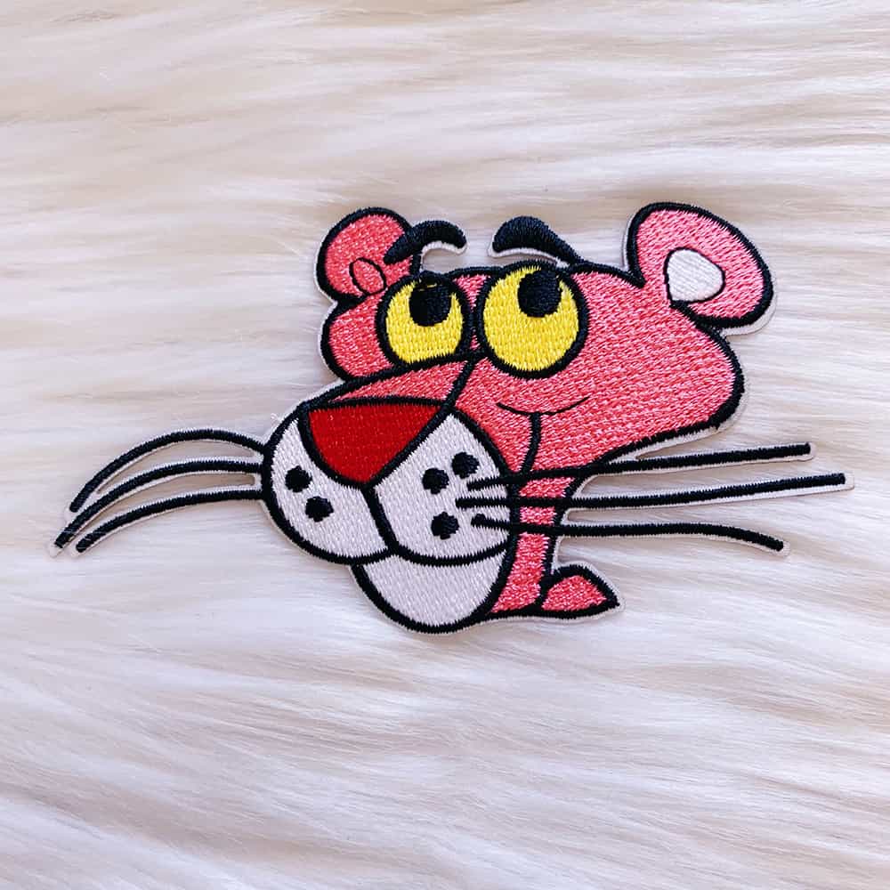 Pink Panther Patch 1 Pink Panther Face Patch - Image 1