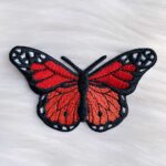 Red Butterfly Patch