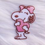 Snoopy Belle Heart Patch